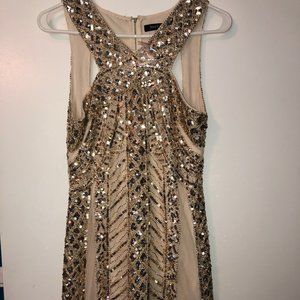 NWT Gold Sequin Dress